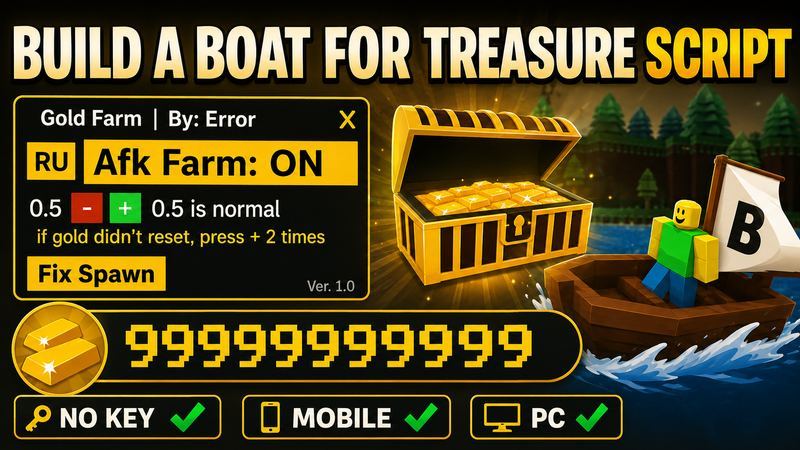 Build A Boat For Treasure BABFT Script 2026