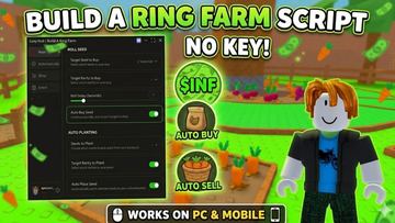Build A Ring Farm - Luxy Hub - Auto Farm, Auto Compost
