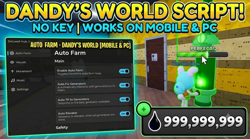 Dandy's World Script Deluxed Hub No Key