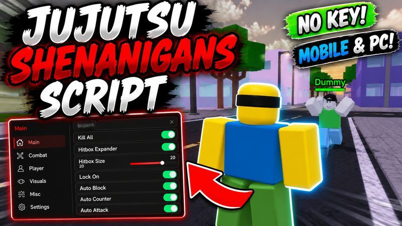Jujutsu Shenanigans Script 2026 - No Key - Mobile & PC
