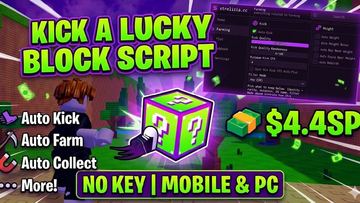 Kick A Lucky Block Script - Strelizia Hub - Auto Farm