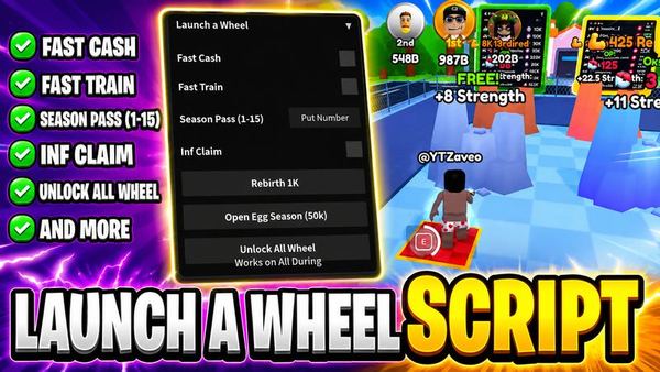 Launch a Wheel Script 2026 | OP, No Key, Mobile & PC | Roblox Pastebin