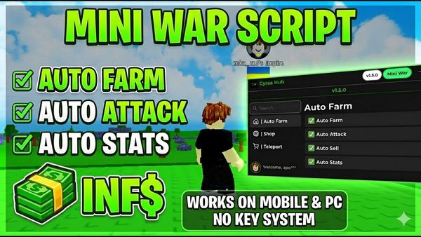 Mini War Script 2026 - Auto Farm, Auto Attack