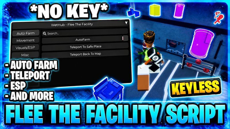 [OP] Flee The Facility Script | NO KEY | Auto Farm PCs, ESP, 2026, Pastebin, Mobile
