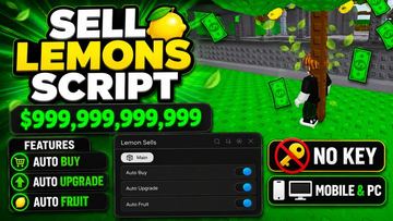 Sell Lemons Script 2026 - Auto Buy, Auto Farm